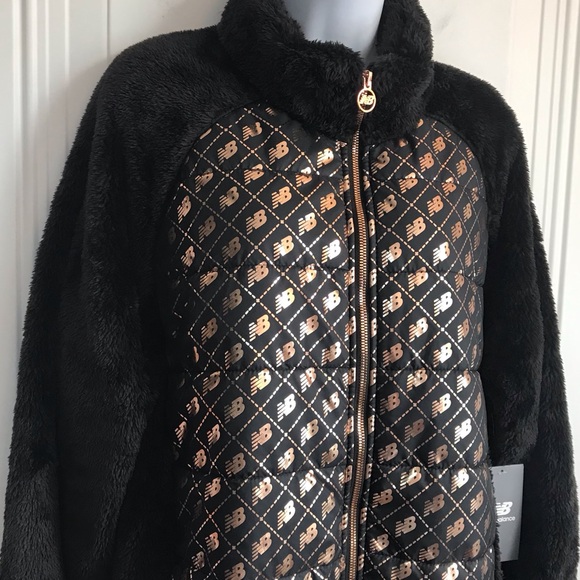 New Balance Black and Gold Women's Jacket - Picture 5 of 15